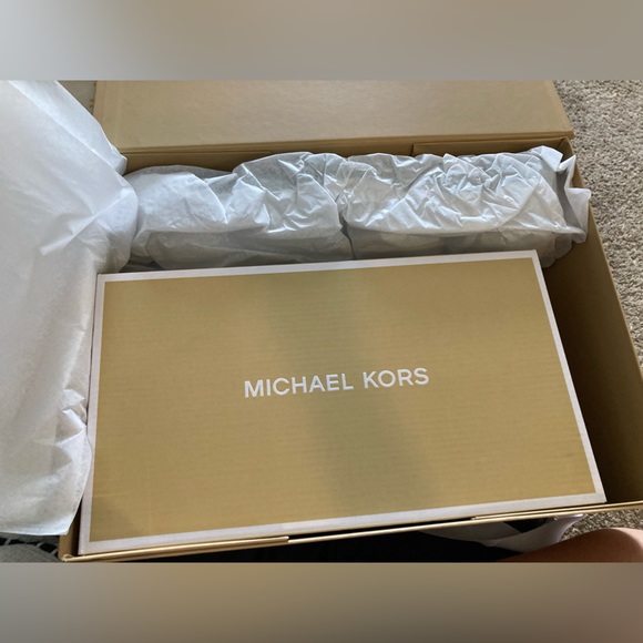 BNIB Michael Kors Lenny Logo Jacquard Slip-On Espadrille Size 9 - Picture 5 of 6